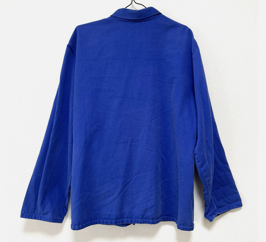 Osapo Vintage Euro Chore Coat French Jacket Blue Workwear Mens M