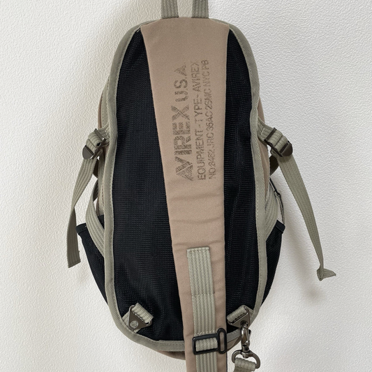 Avirex Sling Backpack Body Bag Crossbody Beige