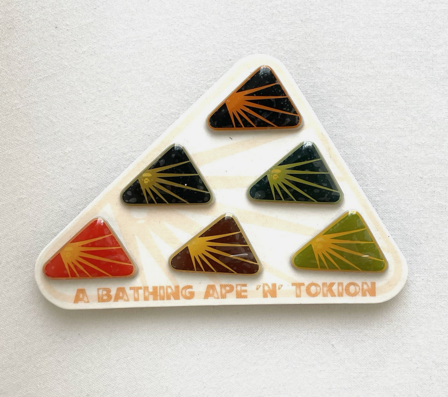 A Bathing Ape Bape x Tokion Pin Badge Set Pins