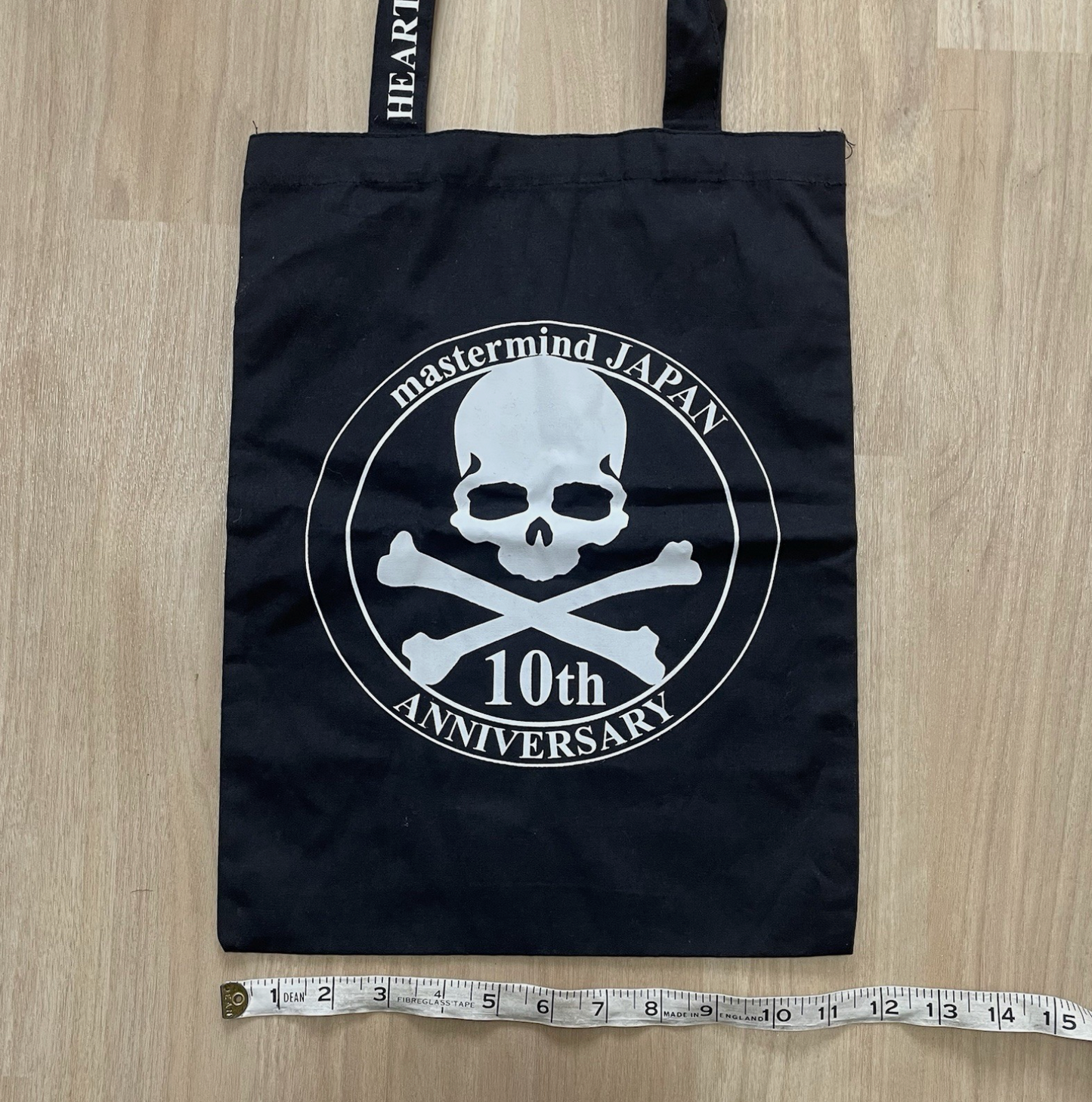 Mastermind 2007 Japan 10th Anniversary Black Canvas Tote Bag