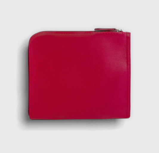 Maison Kitsune Paris Travel Bag Red Pouch Organiser