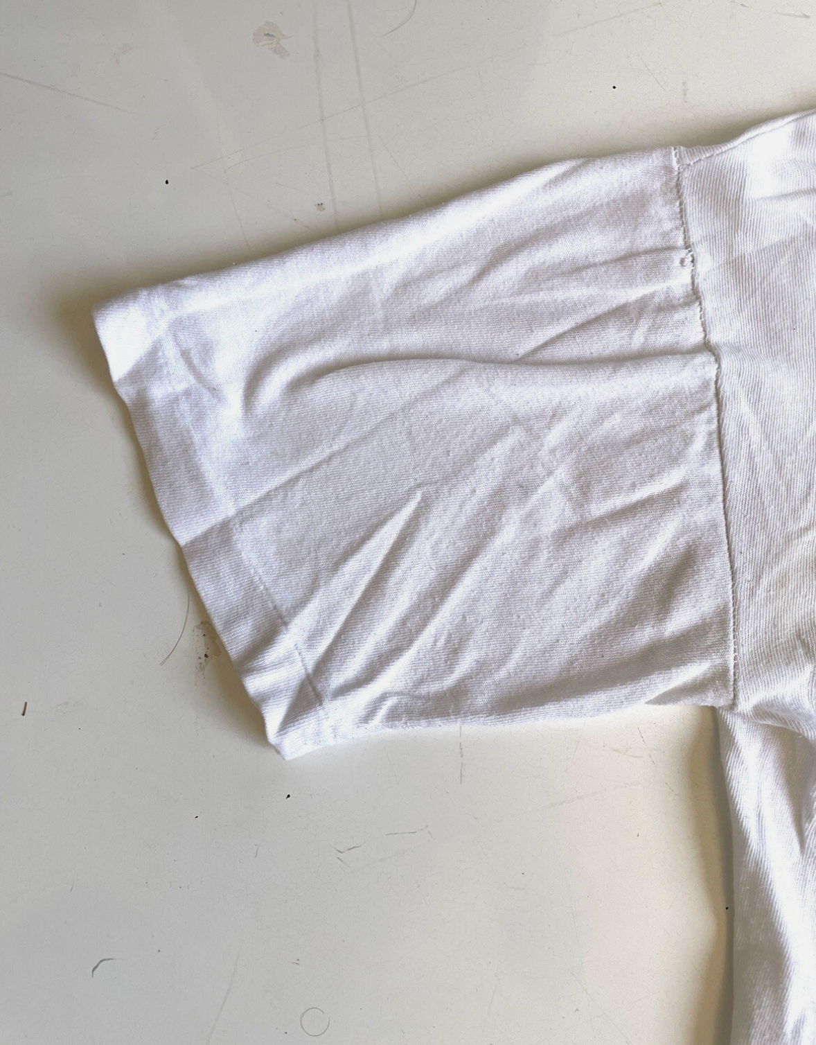 Eddie Van Halen Vintage 1986 White T-shirt AOP Mens L