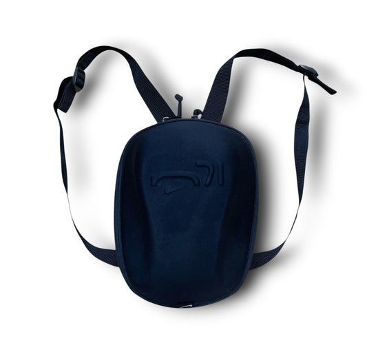Nike N71 Backpack Hard Black Shell Bag Black Sports