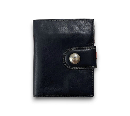Lancel Bifold Leather Wallet Case Vintage