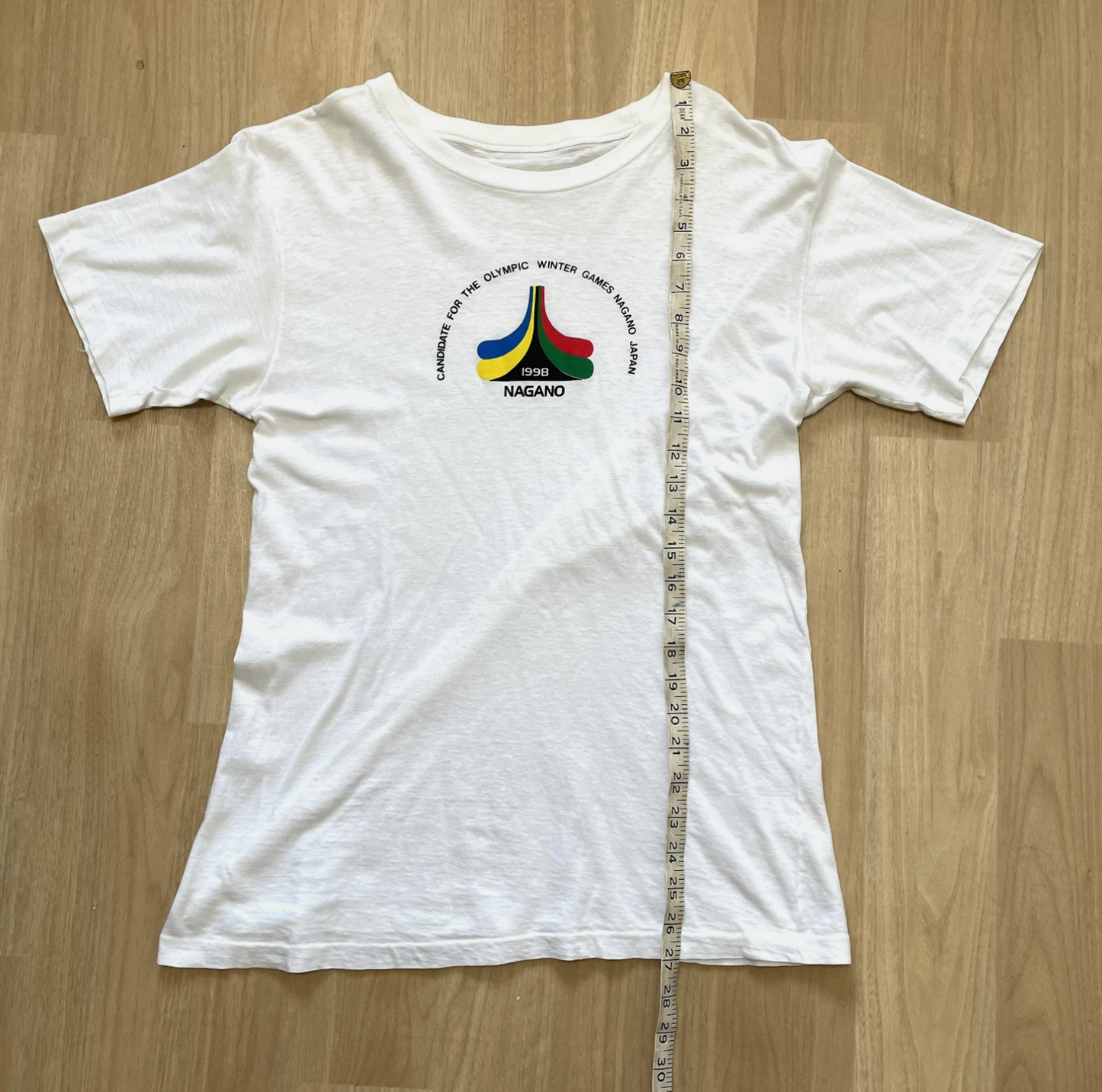 Nagano Winter Olympics Vintage 1998 T-shirt Mens M