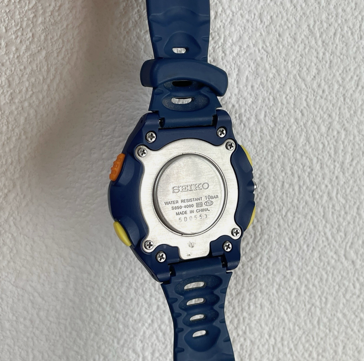 Seiko Super Runners S650-4000 Digital Watch (Blue)