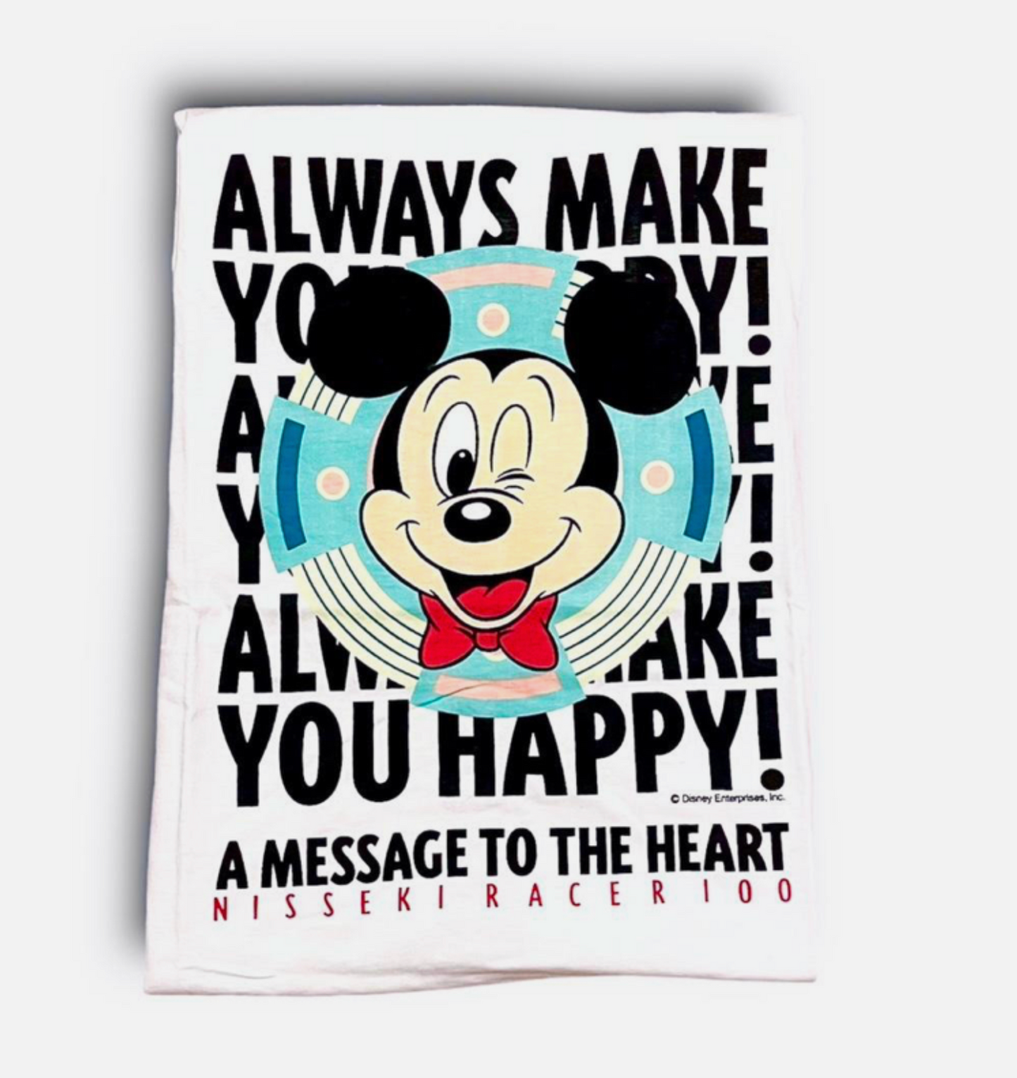 Disney Mickey Mouse Japan Vintage T-shirt White Men’s L