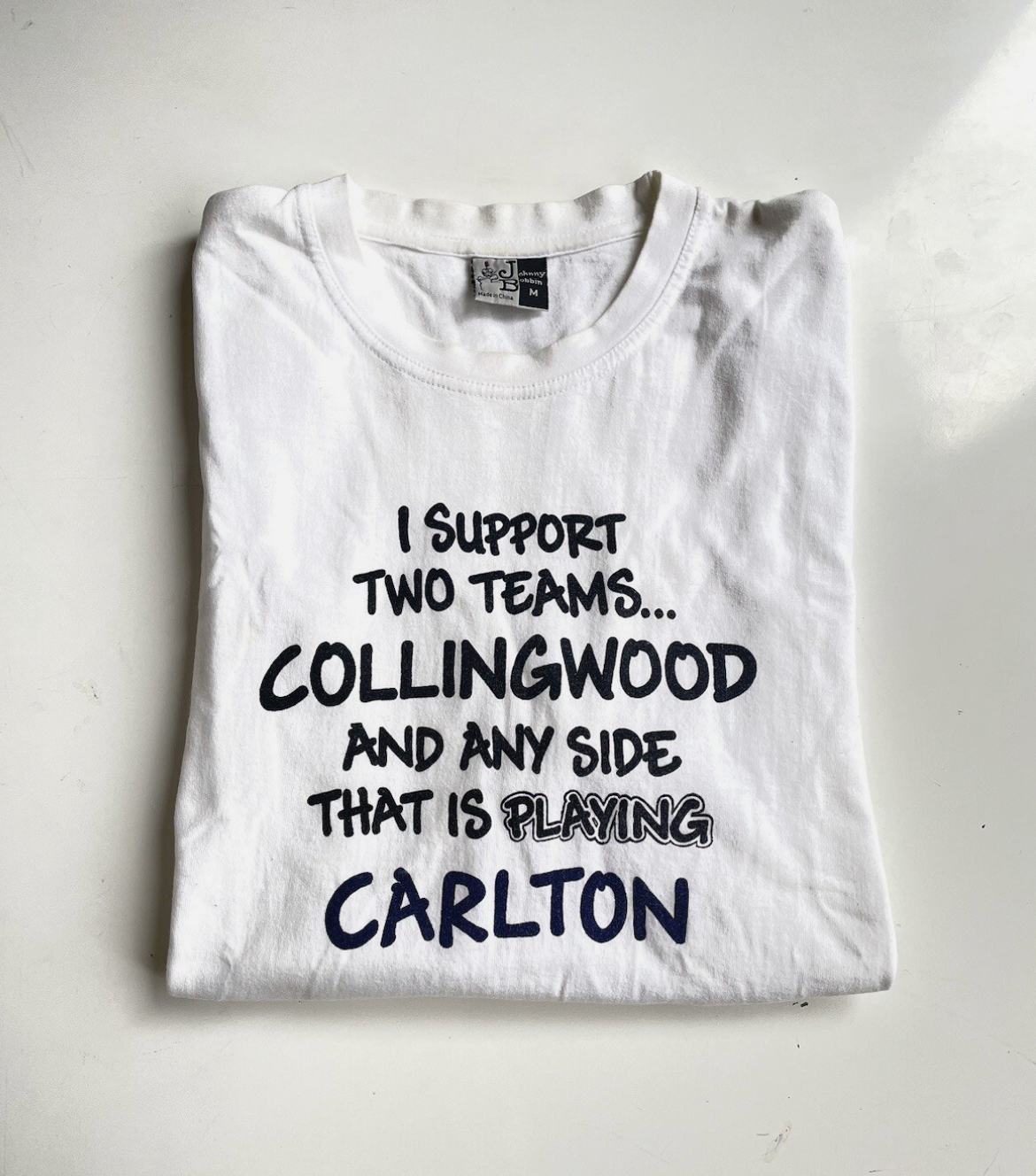 Collingwood Magpies Vintage AFL T-shirt Men's M