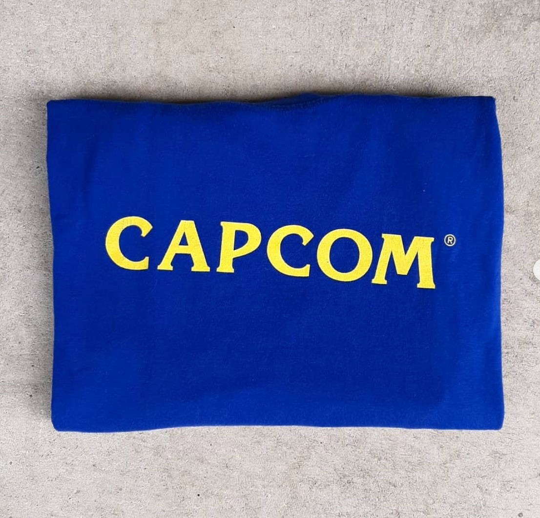 Capcom Japan 2002 Logo Vintage T-shirt Mens L