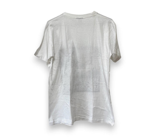 Gundam Vintage T-Shirt Mobile Suit Unicorn RX-0 White Mens M