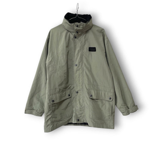 Nikon Jacket Long Coat Parka Mens L