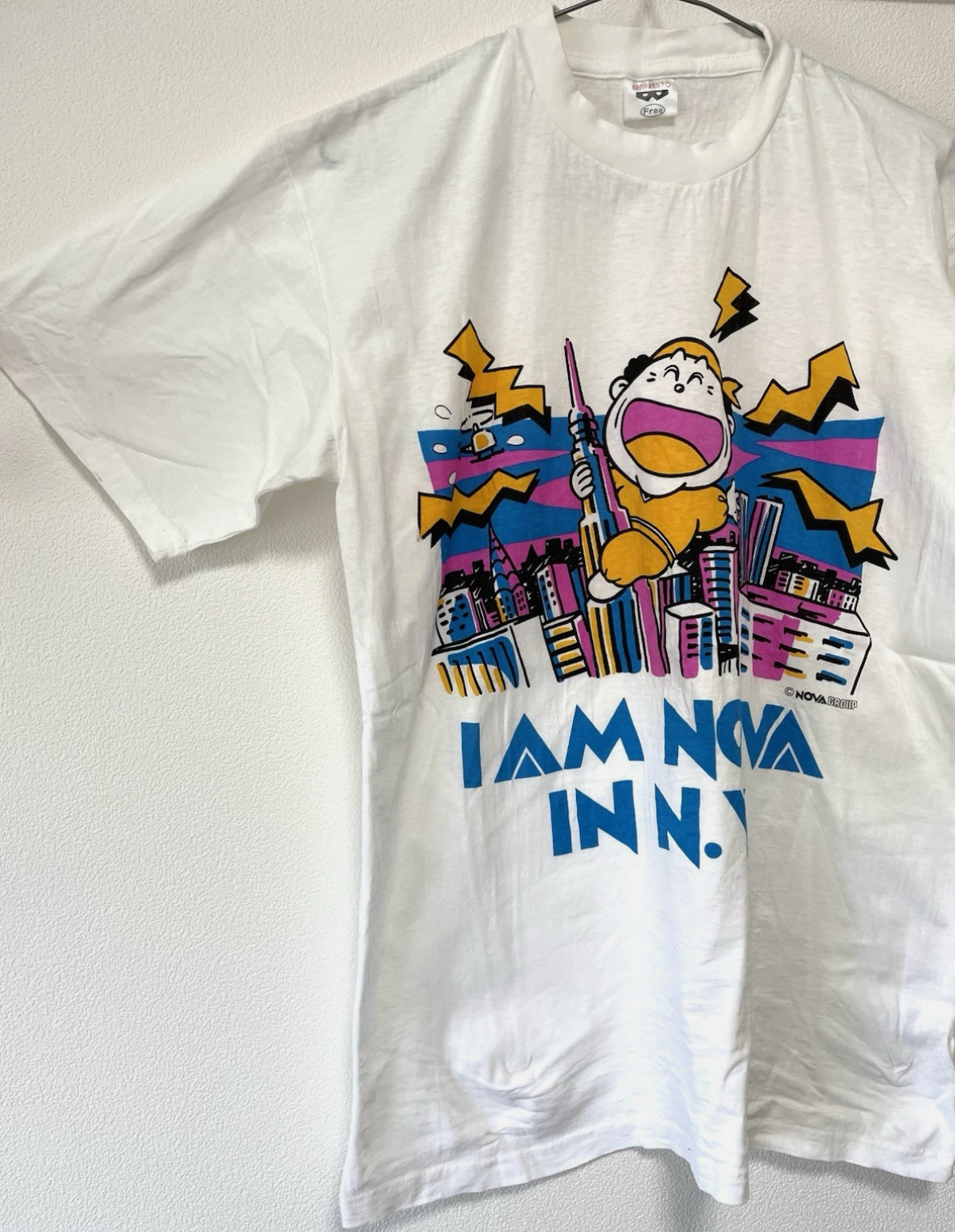 I Am Nova In NY 1992 T-shirt Banpresto Men’s L