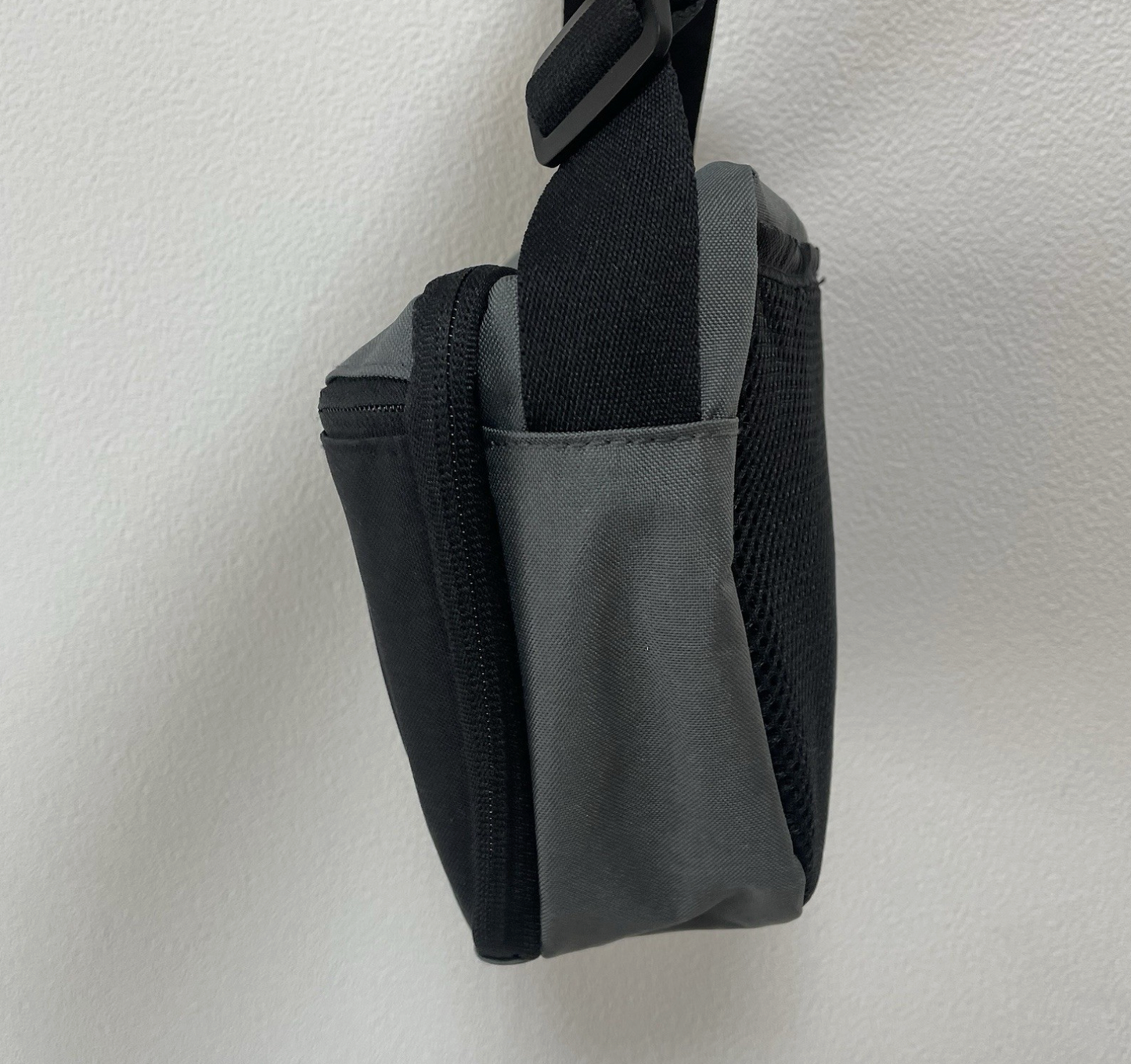 Nanga Crossbody Black & Grey Shoulder Bag Fanny Waist Pack