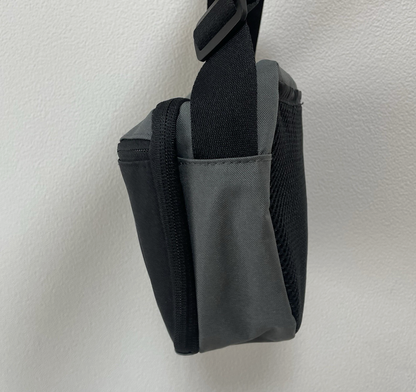 Nanga Crossbody Black & Grey Shoulder Bag Fanny Waist Pack