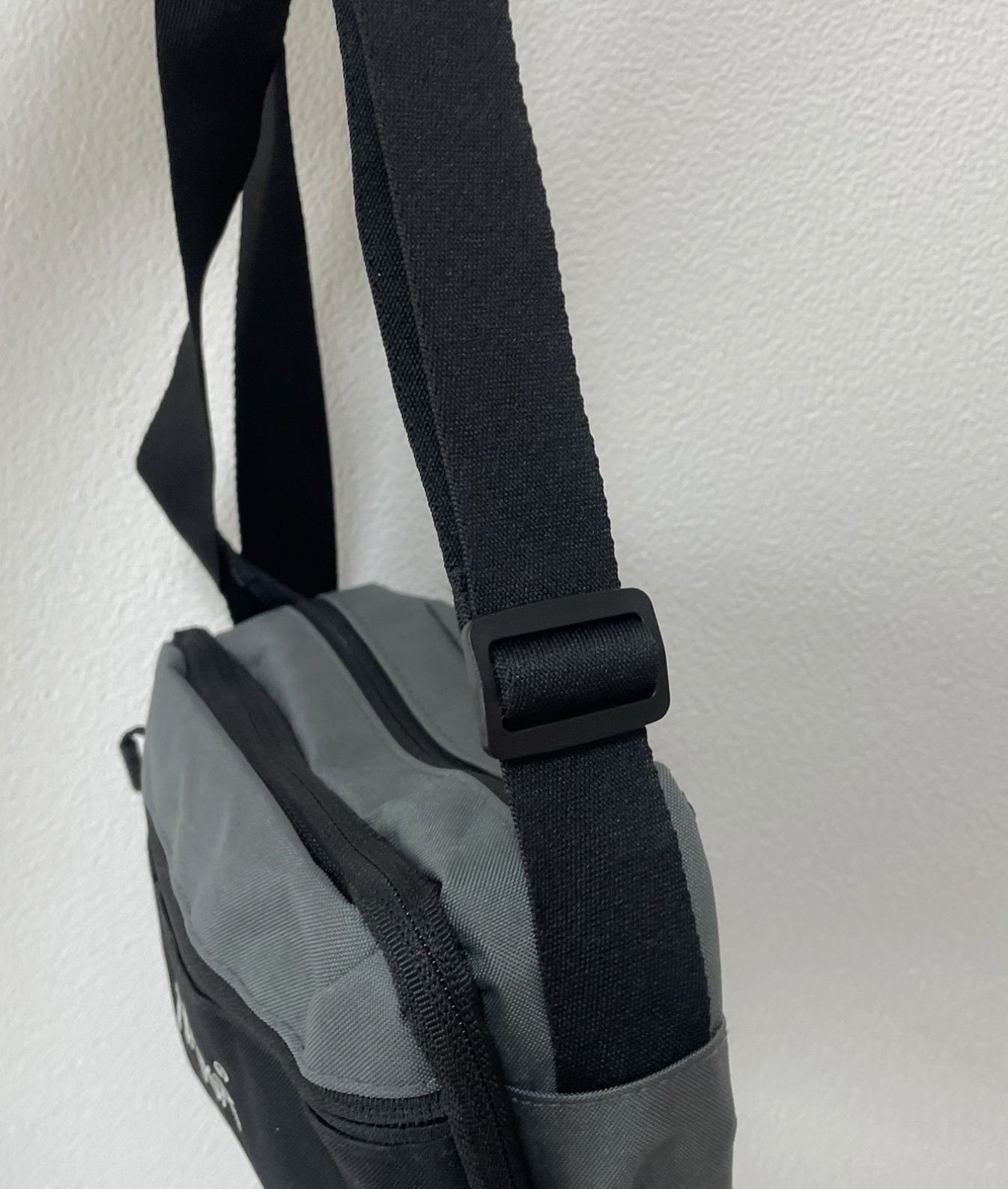 Nanga Crossbody Black & Grey Shoulder Bag Fanny Waist Pack