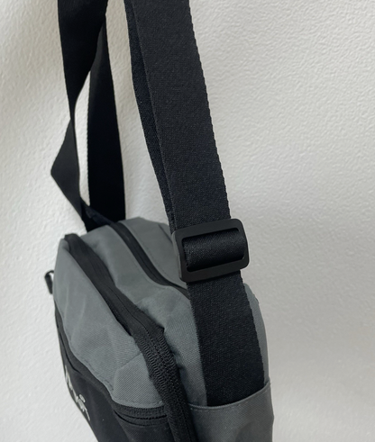 Nanga Crossbody Black & Grey Shoulder Bag Fanny Waist Pack