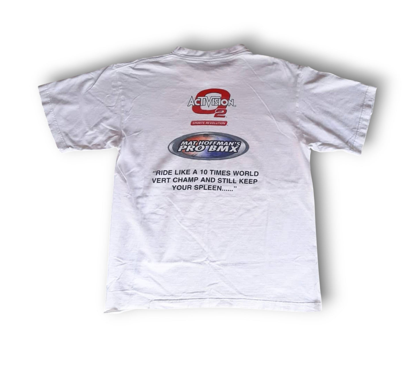 Activision Mat Hoffman's Pro BMX Playstation 1999 Promo Vintage T-shirt Mens L