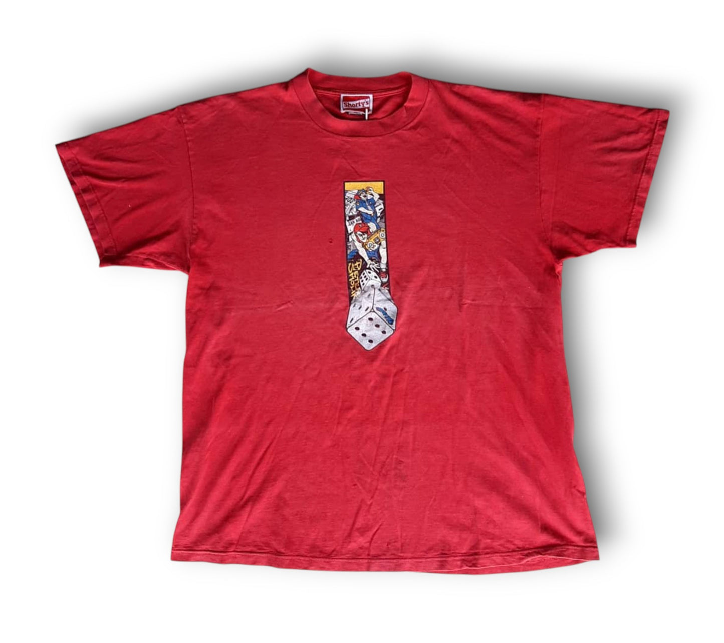 Shorty's Skateboards "Peter Smolik Rolling Dice" Vintage Skate T-shirt Mens XL