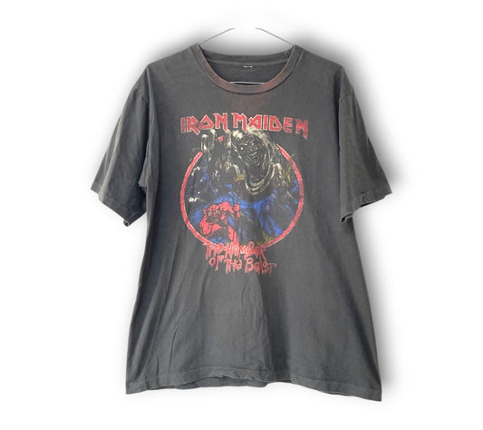 Iron Maiden The Number Of The Beast Vintage T-Shirt Mens L