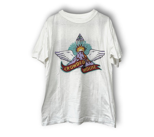 Crowded House 'Farewell To The World'  1996 Vintage T-shirt Mens L