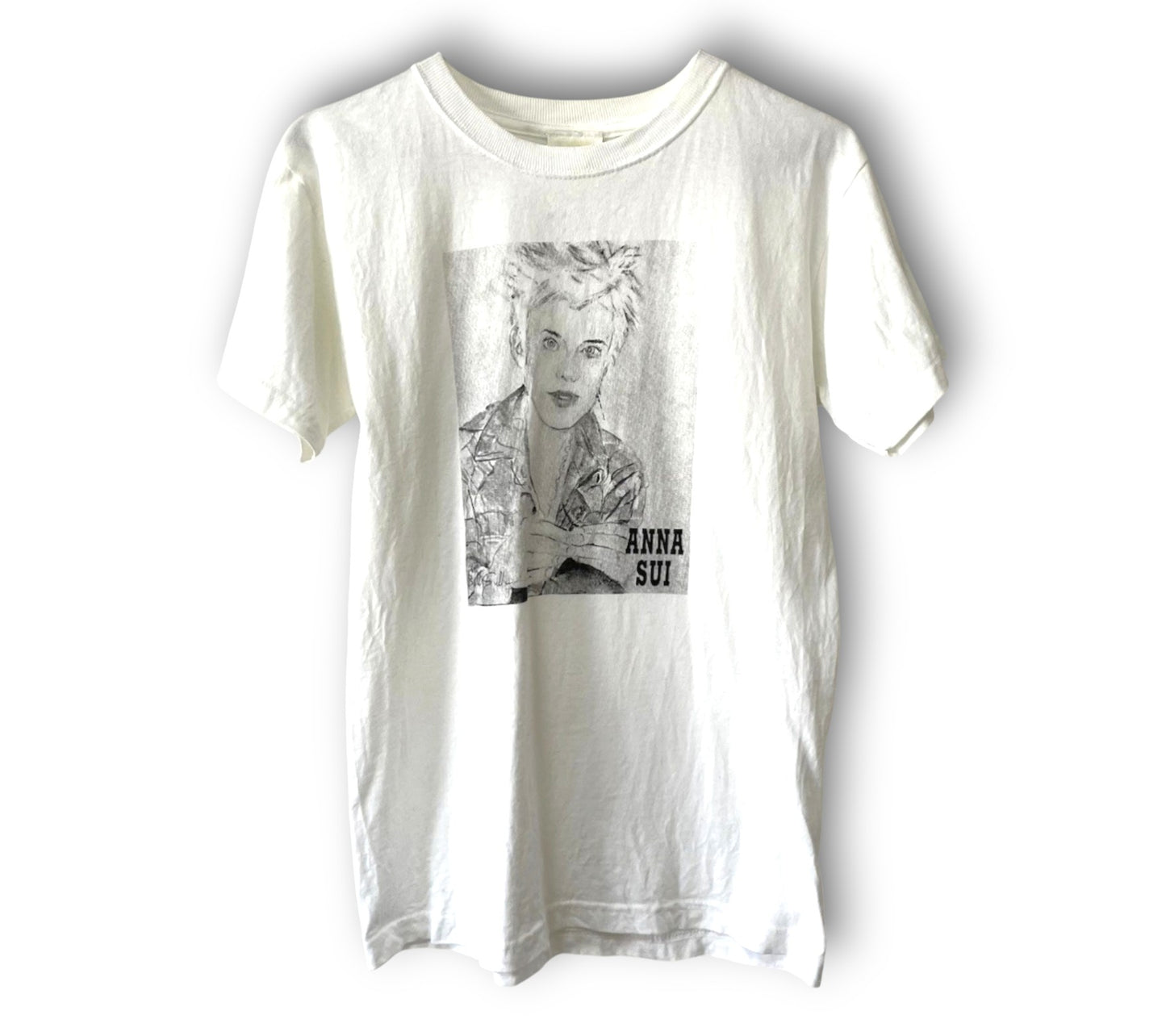 Anna Sui Vintage Portrait T-Shirt Womens M