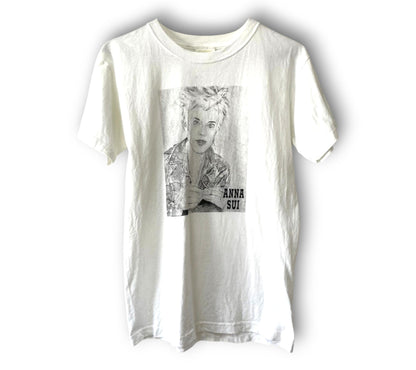 Anna Sui Vintage Portrait T-Shirt Womens M