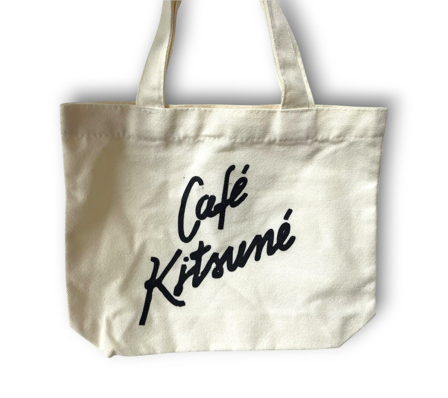 Maison Kitsune 'Cafe Kitsune' Small Canvas Tote Bag