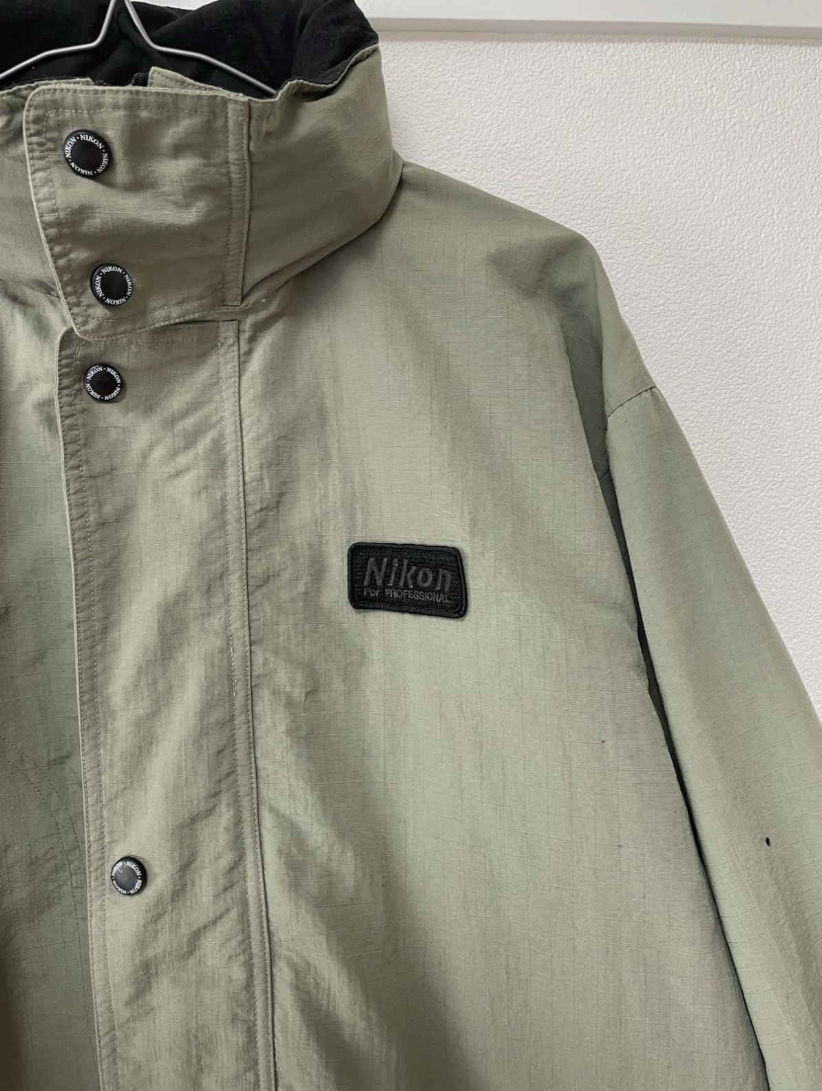 Nikon Jacket Long Coat Parka Mens L