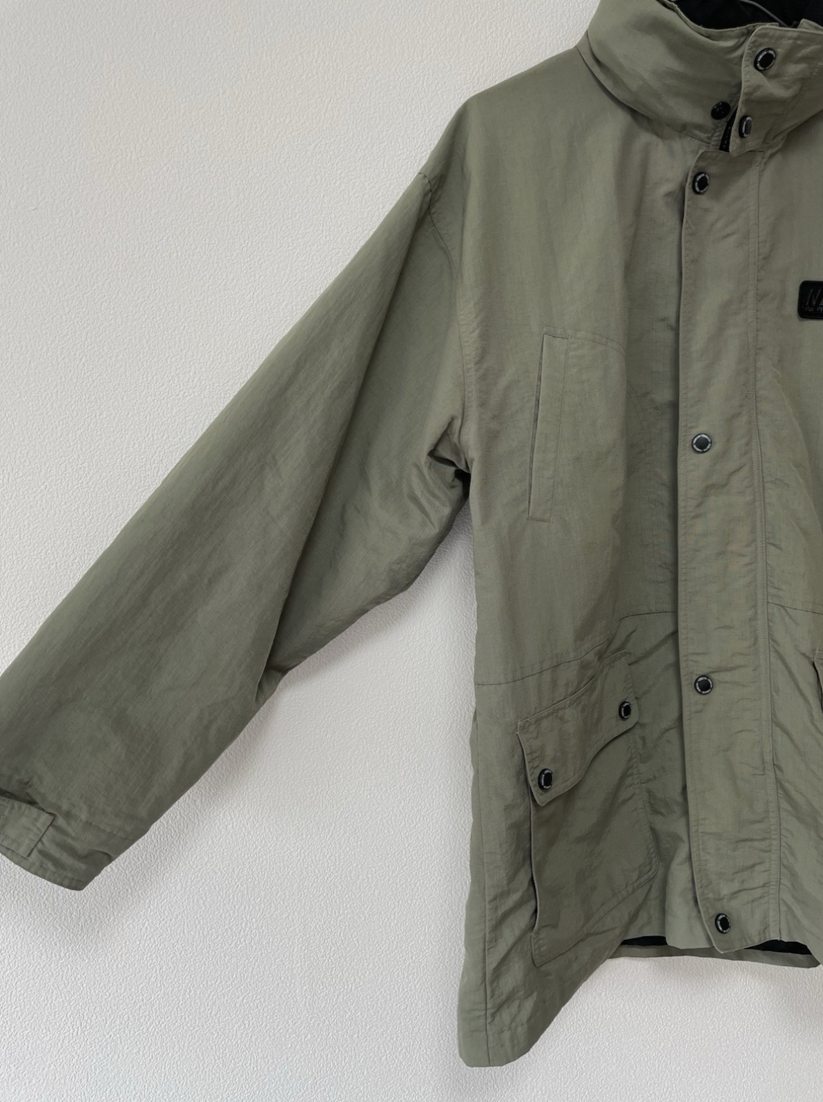 Nikon Jacket Long Coat Parka Mens L