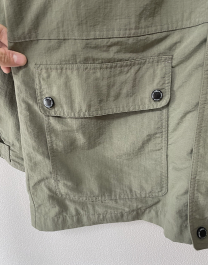 Nikon Jacket Long Coat Parka Mens L