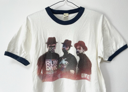 ラン・ディー・エム・シー ヴィンテージ Tシャツ ラップ ヒップホップ リンガー メンズ M