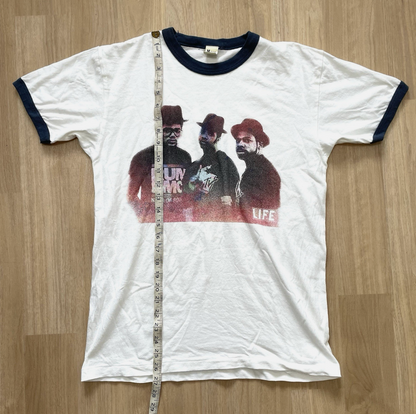 ラン・ディー・エム・シー ヴィンテージ Tシャツ ラップ ヒップホップ リンガー メンズ M
