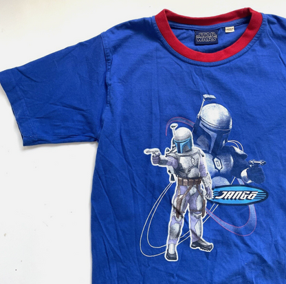 スターウォーズ ヴィンテージ リンガーTシャツ ブルー レディース XS