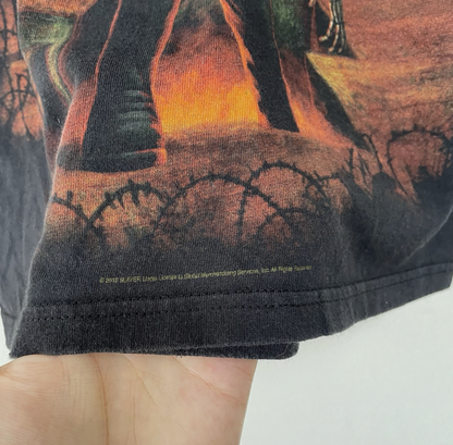 スレイヤー AOP ヴィンテージ Tシャツ ヘイルゾンビ ソルジャー ブラック メンズ S