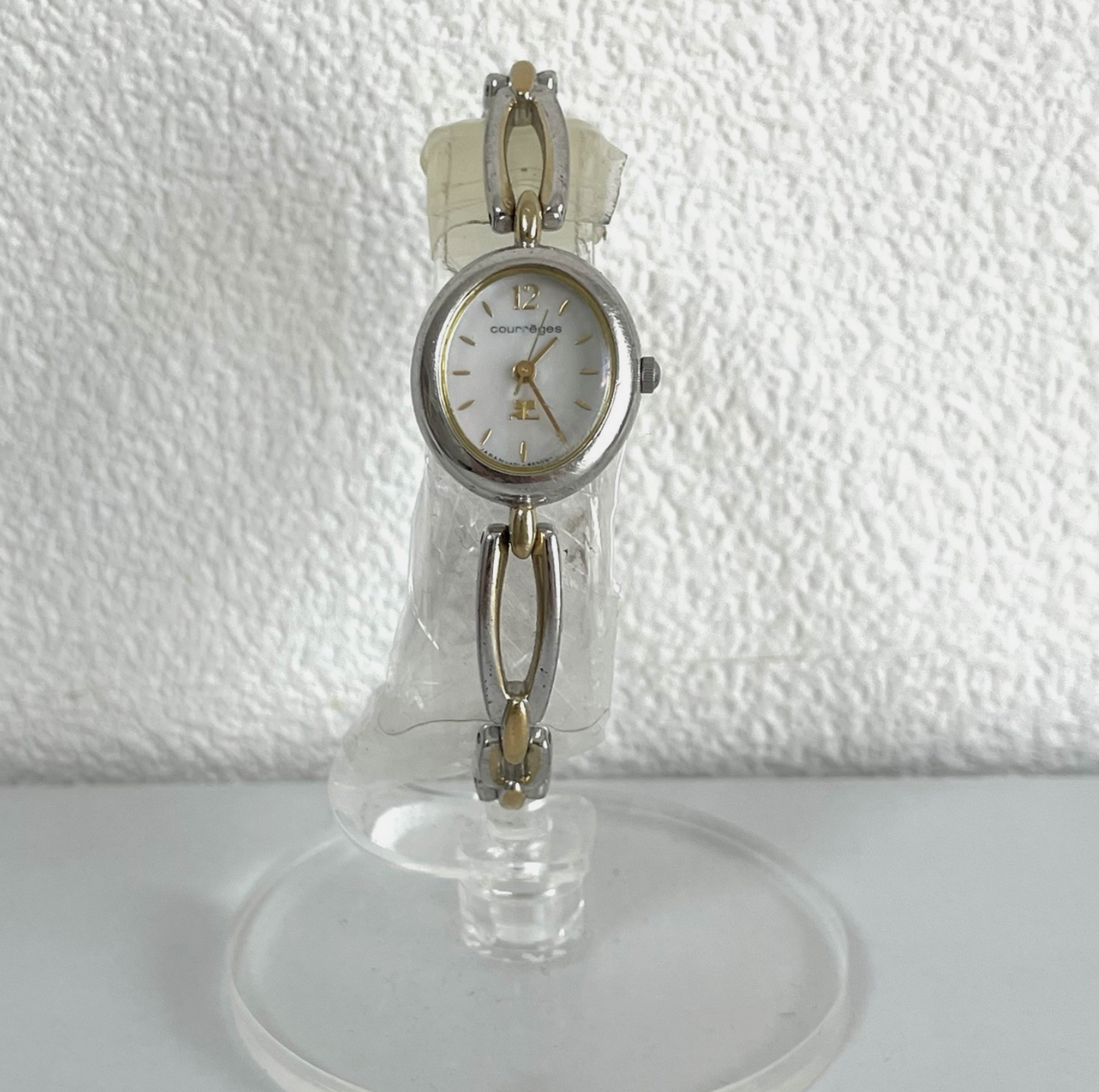 Courreges Paris Vintage Ladies Watch Pearl Dial