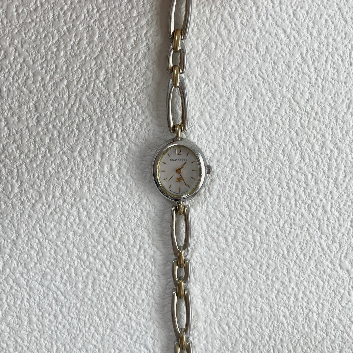 Courreges Paris Vintage Ladies Watch Pearl Dial