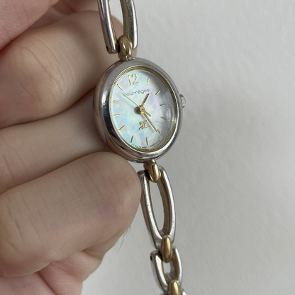 Courreges Paris Vintage Ladies Watch Pearl Dial