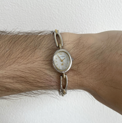 Courreges Paris Vintage Ladies Watch Pearl Dial