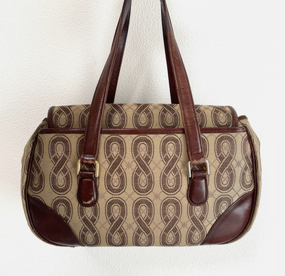 Anna Sui Vintage 00's Handbag Bag Shoulder Brown