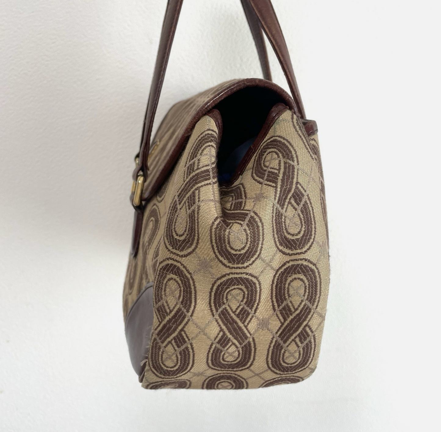 Anna Sui Vintage 00's Handbag Bag Shoulder Brown