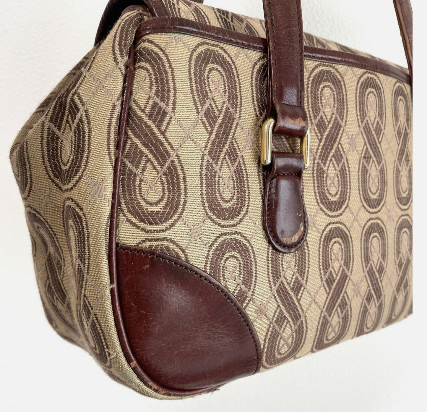 Anna Sui Vintage 00's Handbag Bag Shoulder Brown