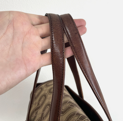 Anna Sui Vintage 00's Handbag Bag Shoulder Brown