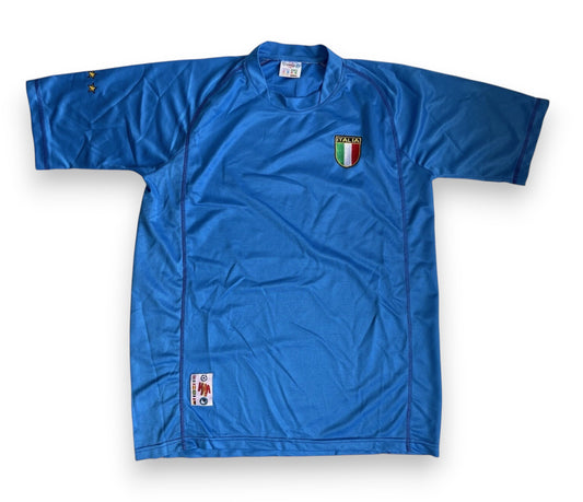 Italy Vintage Jersey Euro Home Kit Azzurri Mens L
