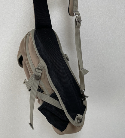 Avirex Sling Backpack Body Bag Crossbody Beige