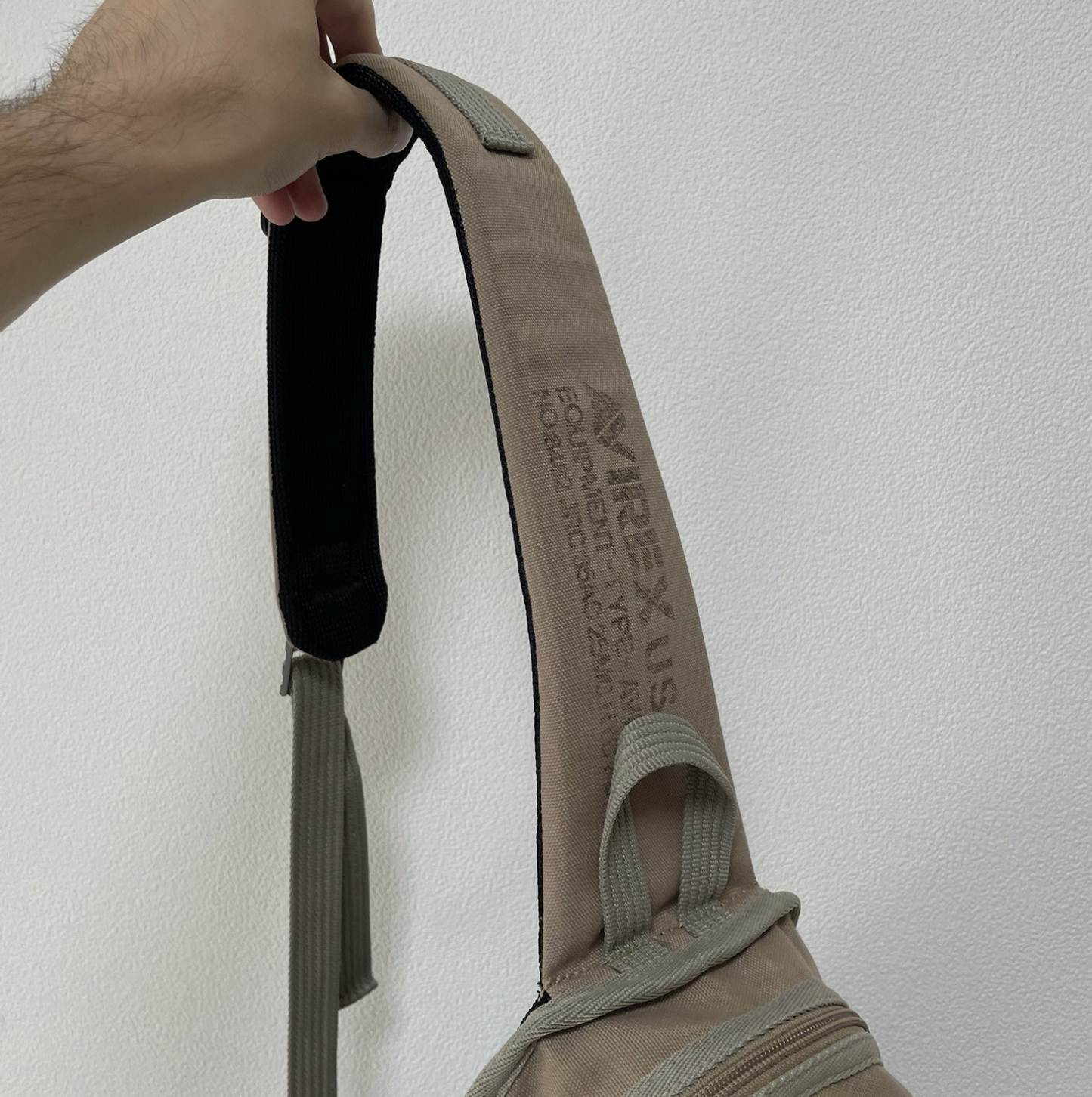 Avirex Sling Backpack Body Bag Crossbody Beige