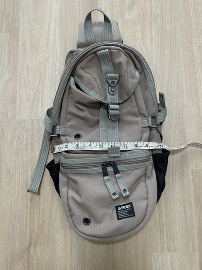 Avirex Sling Backpack Body Bag Crossbody Beige
