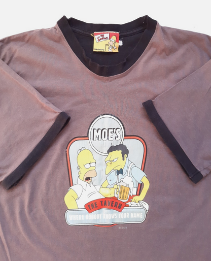 ヴィンテージ ザ・シンプソンズ モーズ・タバーン リンガー Tシャツ メンズ L
