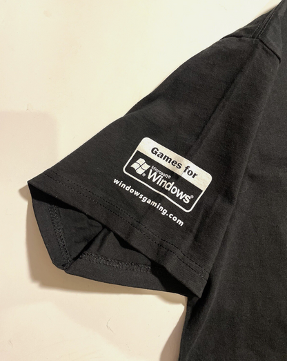 ヴィンテージ E3 ヴァンガード サーガ・オブ・ヒーローズ Tシャツ ブラック Windows メンズ L
