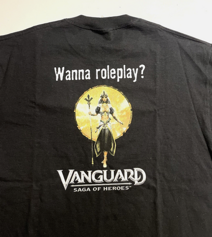 ヴィンテージ E3 ヴァンガード サーガ・オブ・ヒーローズ Tシャツ ブラック Windows メンズ L