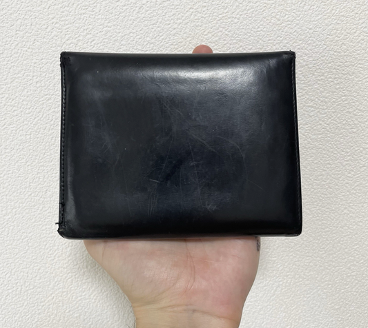 Cartier Panther Black Leather Trifold Wallet